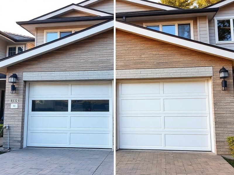 Professional garage door installation showing quality craftsmanship